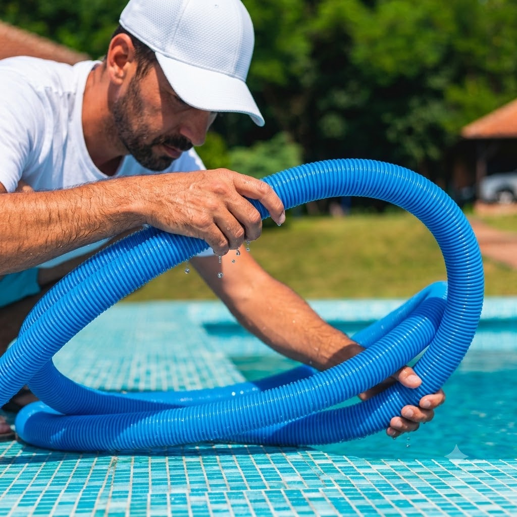 Weekly pool cleaning